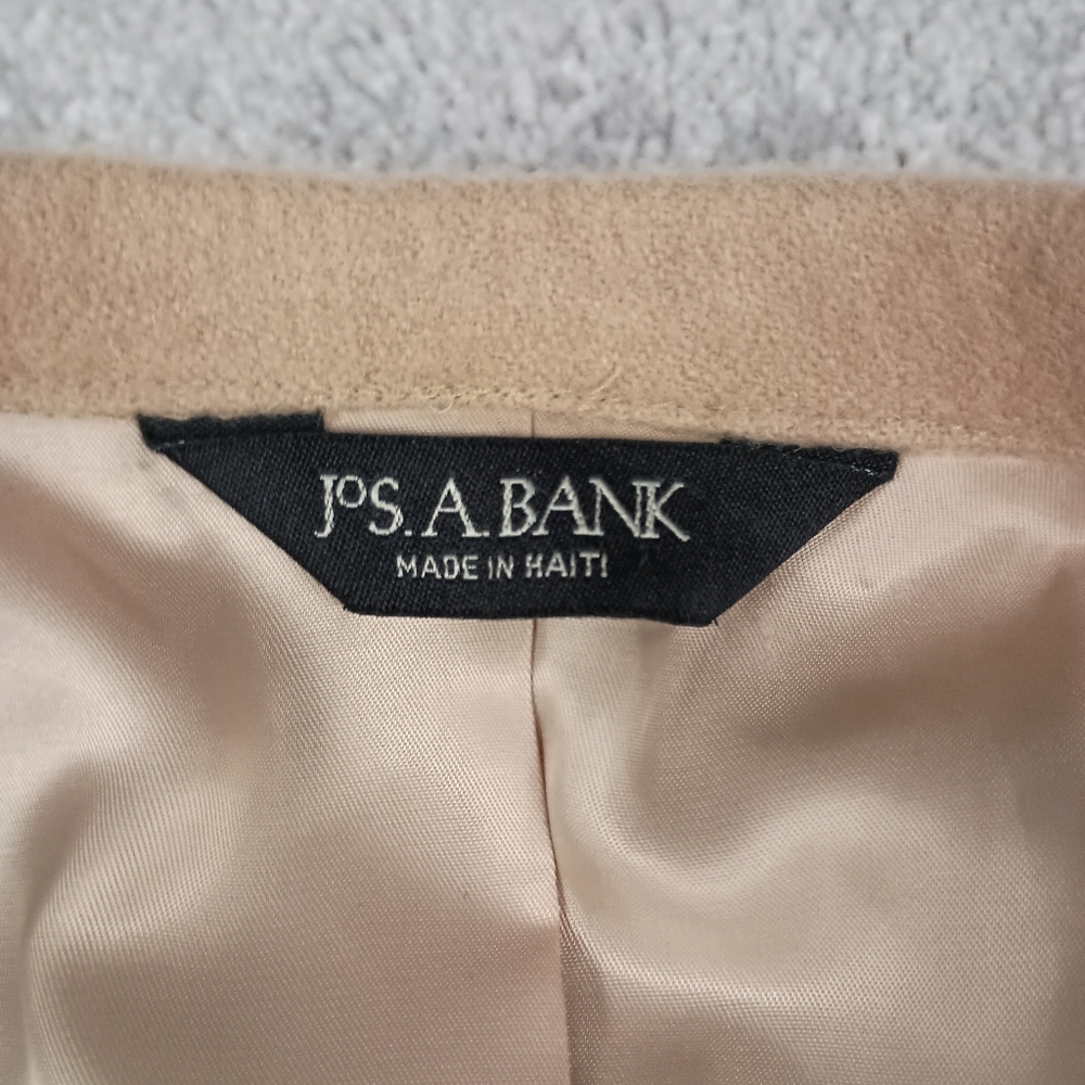 Jos A Bank 44L 100%‎ Camel Hair Beige Mens Blazer - Picture 8 of 13